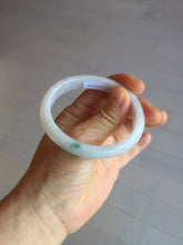 Load image into Gallery viewer, 52mm certified type A100% Natural green purple oval Jadeite Jade bangle BM34-0270
