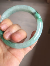 Load image into Gallery viewer, 54.3mm certified 100% natural Type A sunny green  jadeite jade bangle PB164-4654
