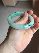 Load image into Gallery viewer, 54.3mm certified 100% natural Type A sunny green  jadeite jade bangle PB164-4654
