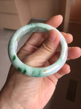 Load image into Gallery viewer, 52.6mm certified  100% Natural type A sunny green yellow purple (Fu Lu Shou)Jadeite Jade bangle PH245-0504

