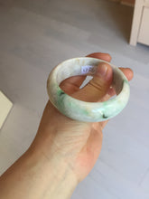 Load image into Gallery viewer, 54mm Certified type A 100% Natural sunny green/purple/yellow(Fu LU SHOU) Jadeite bangle BN61-1736
