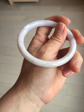 Load image into Gallery viewer, 57.3mm Certified Type A 100% Natural white purple brown red round cut Jadeite bangle PH193-8258
