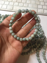 Load image into Gallery viewer, 7mm size 50-58mm 100% natural type A green/white/yellow/purple jadeite jade beads bracelet group PF78
