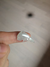 Load image into Gallery viewer, 100% Natural sunny green/white/ice clear/brown jadeite Jade baby dolphin pendant AX30 add on item
