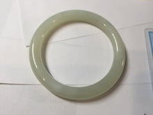 Load image into Gallery viewer, 57.6mm Certified 100% Natural light green yellow white Nephrite Bangle HT136-3368
