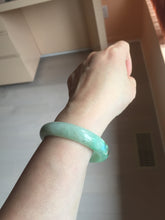 Load image into Gallery viewer, 52.9mm certified 100% natural Type A sunny green  jadeite jade bangle PB163-4653
