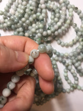 Load image into Gallery viewer, 7mm size 50-58mm 100% natural type A green/white/yellow/purple jadeite jade beads bracelet group PF78
