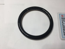 Load image into Gallery viewer, 62.5mm 100% Natural Dark Green/Black Meteorite Starry Night Sky Galaxy Nephrite Bangle HK2-0564
