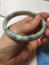 Load image into Gallery viewer, 59mm certified 100% natural Type A green purple gray jadeite bangle PD160-6310
