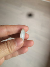 Load image into Gallery viewer, 100% natural white type A jadeite jade water drop pendant AX36
