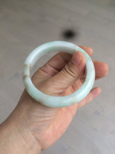 Load image into Gallery viewer, 55.8mm certified 100% natural Type A sunny green/white/brown jadeite jade bangle Y137-3334
