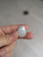 Load image into Gallery viewer, 100% natural white type A jadeite jade water drop pendant AX36
