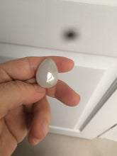 Load image into Gallery viewer, 100% natural white type A jadeite jade water drop pendant AX36
