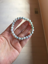 Load image into Gallery viewer, 7mm size 50-58mm 100% natural type A green/white/yellow/purple jadeite jade beads bracelet group PF78
