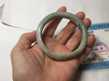 Load image into Gallery viewer, 58.4mm certified 100% natural Type A light green white purple brown jadeite bangle PD162-6320
