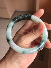 Load image into Gallery viewer, 59.6mm certified Type A 100% Natural light green purple Jadeite bangle PJ130-7293
