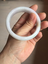 Load image into Gallery viewer, 54mm Certified type A 100% Natural light green purple white Jadeite bangle BP170-1055
