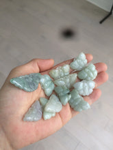 Load image into Gallery viewer, 100% Natural light green 3D Jadeite Jade butterfly pendant KS99
