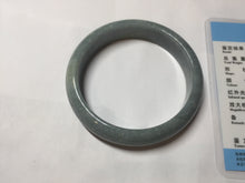 Load image into Gallery viewer, 56.5mm Certified Type A 100% Natural blue/gray/black/brown Guatemala Jadeite jade bangle PD163-6306
