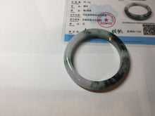 Load image into Gallery viewer, 56.2mm certified 100% natural type A dark green/purple/white jadeite jade bangle PF18-3423
