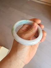 Load image into Gallery viewer, 57.5 mm Certified Type A 100% Natural sunny green/light purple Jadeite Jade bangle BM26-0790
