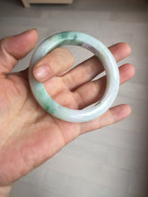 Load image into Gallery viewer, 54mm Certified type A 100% Natural green purple white Jadeite bangle BP175-1053
