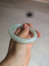 Load image into Gallery viewer, 55mm Certified type A 100% Natural super icy watery sunny green Jadeite bangle AY26-1659
