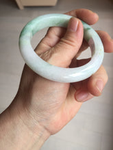 Load image into Gallery viewer, 54mm Certified type A 100% Natural green purple white Jadeite bangle BP175-1053
