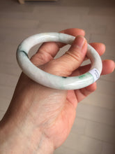 Load image into Gallery viewer, 57.5mm certified type A 100% Natural sunny green/purple round cut Jadeite jade bangle PH186-1264
