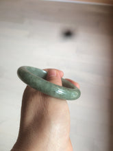Load image into Gallery viewer, 54.6mm Certified 100% natural Type A green/gray jadeite jade bangle AE66-2866
