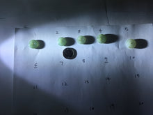 Load image into Gallery viewer, 14-15mm Type A 100% Natural icy watery dark green black gray(淡油青) Jadeite Safety Guardian Button donuts pendant PF20 Add on item.
