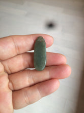 Load image into Gallery viewer, 100% Natural dark green blessed melon Jadeite Jade pendant AQ70
