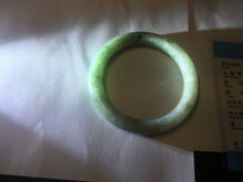Load image into Gallery viewer, 51.1mm certified 100% natural Type A dark green yellow gray round cut jadeite jade bangle H163-6011
