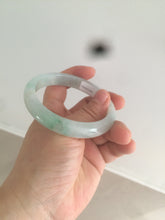 Load image into Gallery viewer, 55mm Certified type A 100% Natural super icy watery sunny green Jadeite bangle AY26-1659
