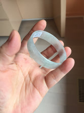 Load image into Gallery viewer, 48.3mm Certified Type A 100% Natural icy watery light green clear white super thin Jadeite Jade bangle PH250-0203
