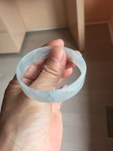 Load image into Gallery viewer, 48.3mm Certified Type A 100% Natural icy watery light green clear white super thin Jadeite Jade bangle PH250-0203
