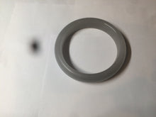 Load image into Gallery viewer, 56.6mm 100% natural smoky purple/icy ash gray Quartzite (Shetaicui jade) bangle SY58
