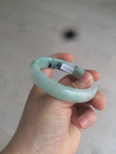 Load image into Gallery viewer, 55.7mm Certified type A 100% Natural icy watery sunny green Jadeite bangle AY25-1702
