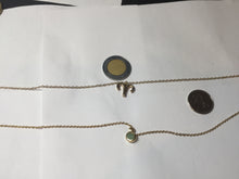 Load image into Gallery viewer, 100% natural Type A sunny green Jadeite Bead Aries Sparkle Charm Two-Layer pendant Necklace PD165
