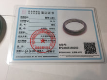 Load image into Gallery viewer, 56.2mm Certified Type A 100% Natural icy watery dark green/blue/gray/black Guatemala Jadeite bangle BH232-0259
