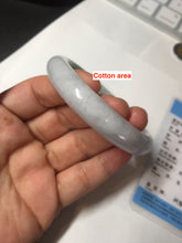 Load image into Gallery viewer, 55.2mm Certified Type A 100% Natural sunny green/light purple Jadeite Jade bangle BM27-0795

