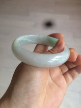 Load image into Gallery viewer, 55.6mm Certified type A 100% Natural icy watery light green Jadeite bangle AY24-1699
