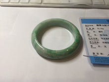 Load image into Gallery viewer, 52.3mm Certified Type A 100% Natural sunny green yellow white Jadeite bangle PC164-8128
