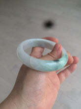 Load image into Gallery viewer, 55.6mm Certified type A 100% Natural icy watery light green Jadeite bangle AY24-1699
