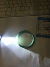 Load image into Gallery viewer, 52.8mm Certified Type A 100% Natural icy watery deep sea green/blue/gray/black Guatemala Jadeite bangle PJ31-6391
