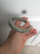 Load image into Gallery viewer, 58.8mm Certified 100% natural Type A green/gray jadeite jade bangle AE69-2863
