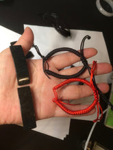 Load image into Gallery viewer, 100% natural type A black jadeite jade (mocui, 墨翠) rectangle bead/craft supplies AY78
