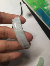 Load image into Gallery viewer, 100% natural type A yellow/white/green carved feather jadeite jade braided adjustable slider bracelet AX39
