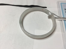 Load image into Gallery viewer, 48.5mm certified 100% natural type A light green orange white thin square style jadeite bangle PH254-1003
