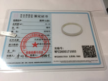 Load image into Gallery viewer, 48.5mm certified 100% natural type A light green orange white thin square style jadeite bangle PH254-1003
